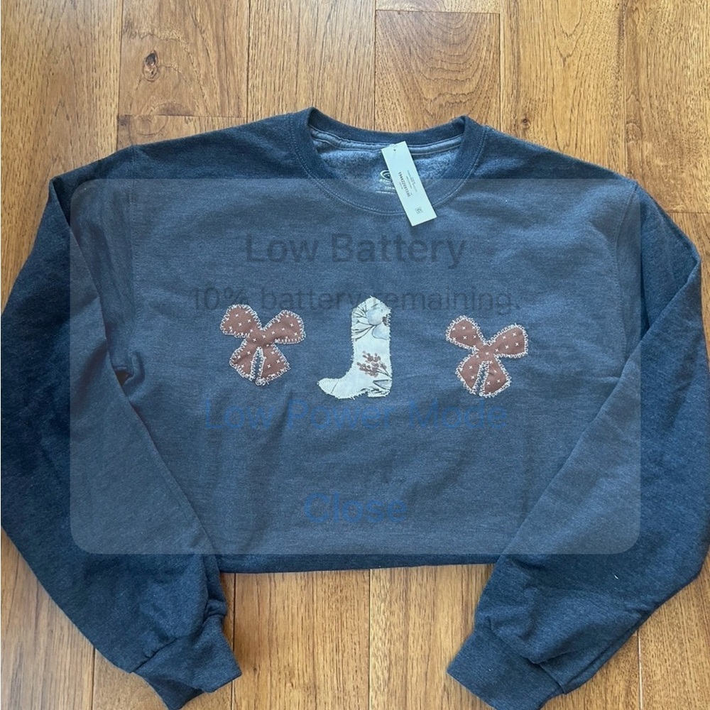 Patchwork Crewneck - image 1